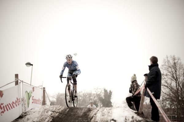 Yannick Eckmann racing in Loenhout at Azencross