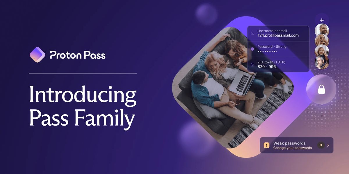 photo of Proton Pass launches new family plan image