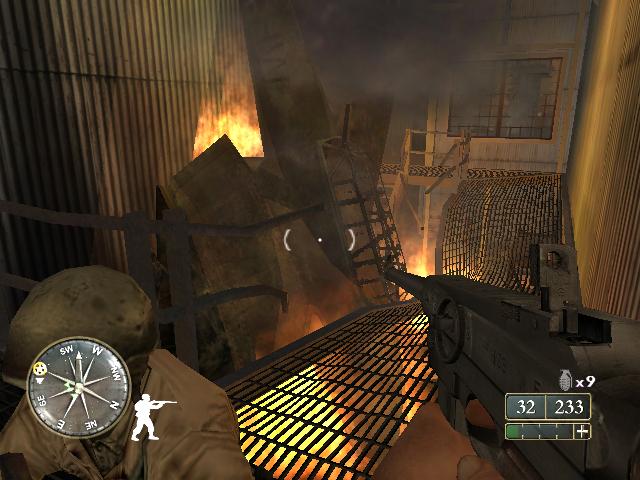 how to use a pistol in call of duty 2 big red one ps2