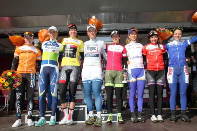 The jerseys from the final day at Energiewacht Tour