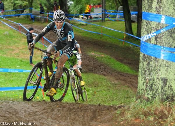 Ben Berden (Raleigh Clement) with one and a half laps to go