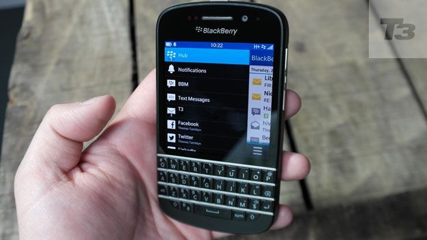BlackBerry Q10 hub