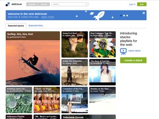 Delicious relaunches with new look and link playlists