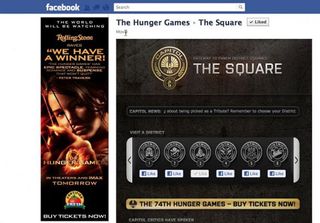 The Hunger Games is one of many movies to be marketed across social networks