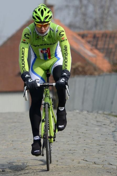 Peter Sagan (Cannondale) previews the Tour of Flanders course