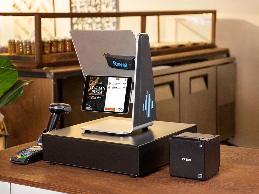 Revel iPad POS on business desktop