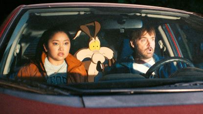 Lana Condor and Will Forte in "Coyote vs. Acme" (2026)