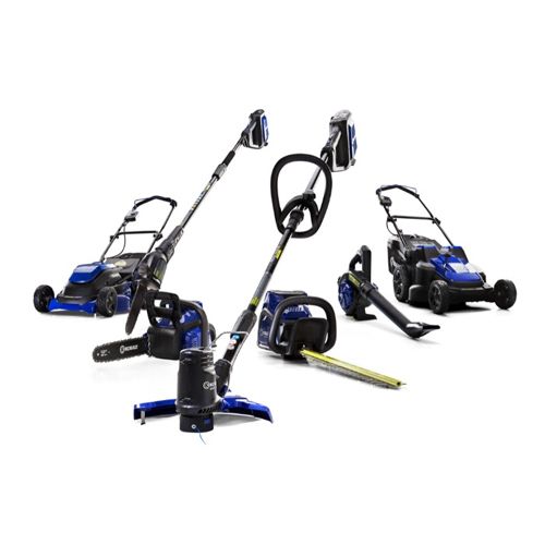 The Kobalt trimmer's 40-volt battery has a lot of power and has a run time of 45 minutes, which is one of the best in our comparison.