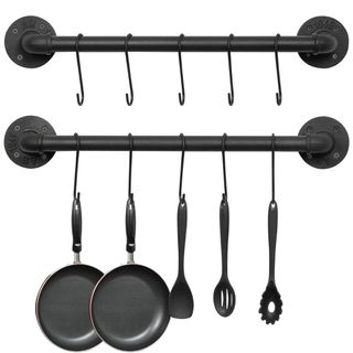 OROPY Wall Mounted Pot Pan Rack 21'' Set of 2