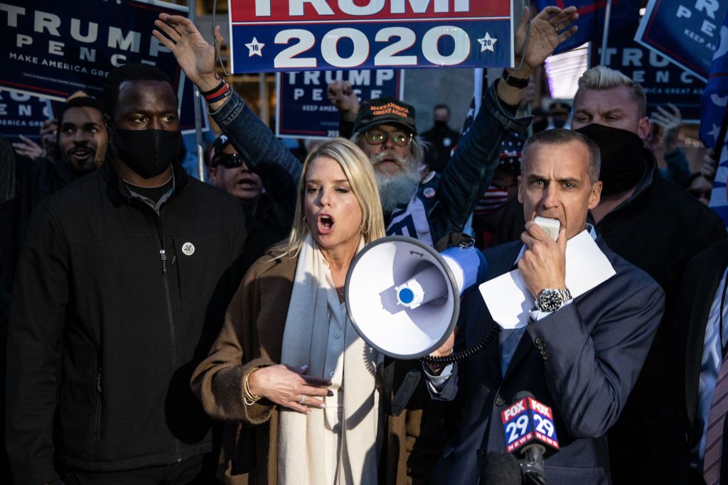 Corey Lewandowsi and Pam Bondi