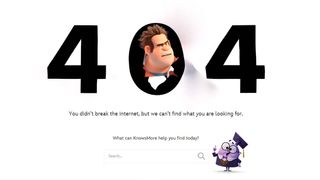 Disney 404 page, one of the best 404 pages