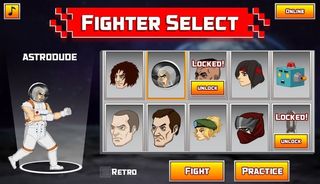 Flop Fu Physics Fighter for Android character select