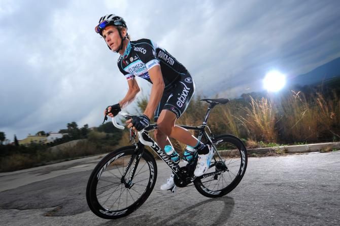 Martin Velits in action on his new bike