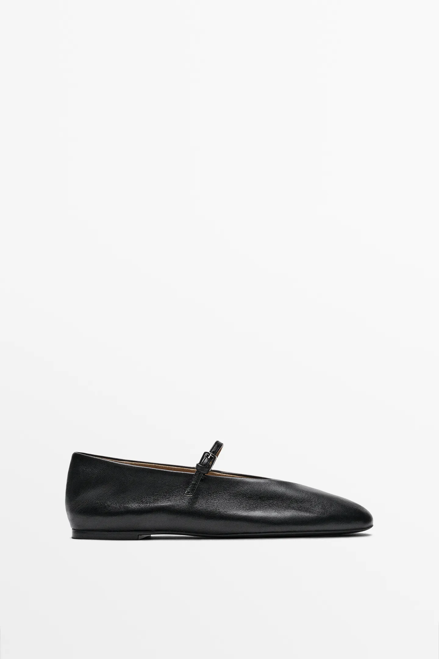 Massimo Dutti, Soft Leather Ballerinas