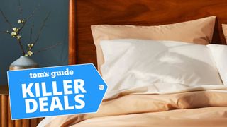 Classic Percale Duvet Cover in Ginger
