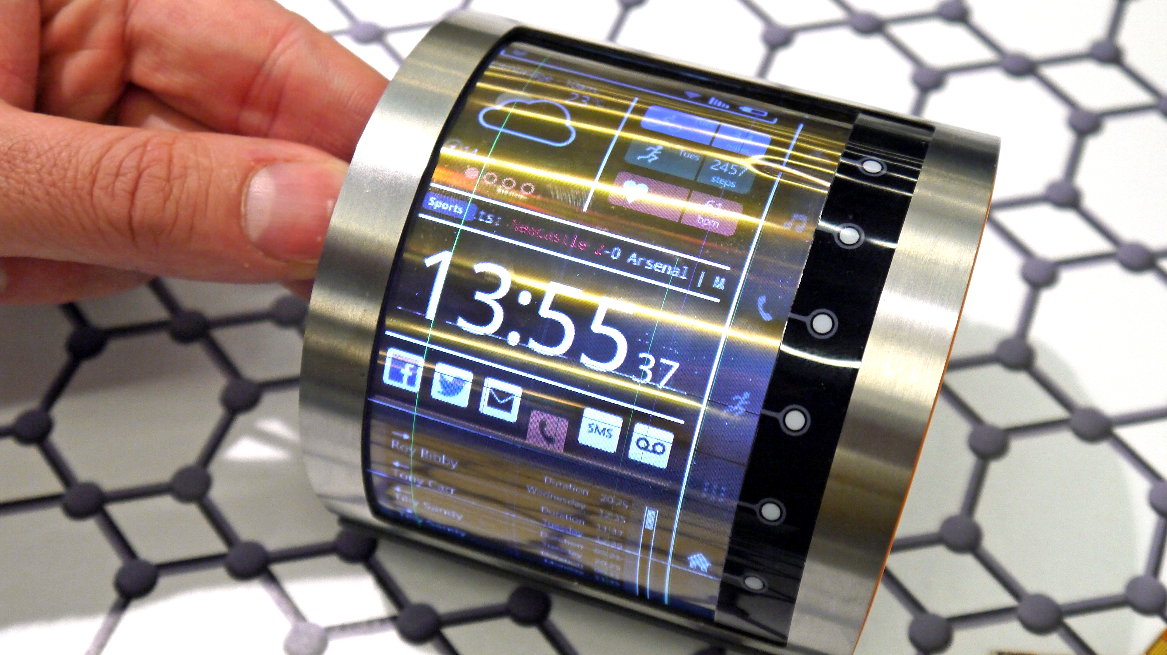 This is the flexible, foldable future of smartphone displays