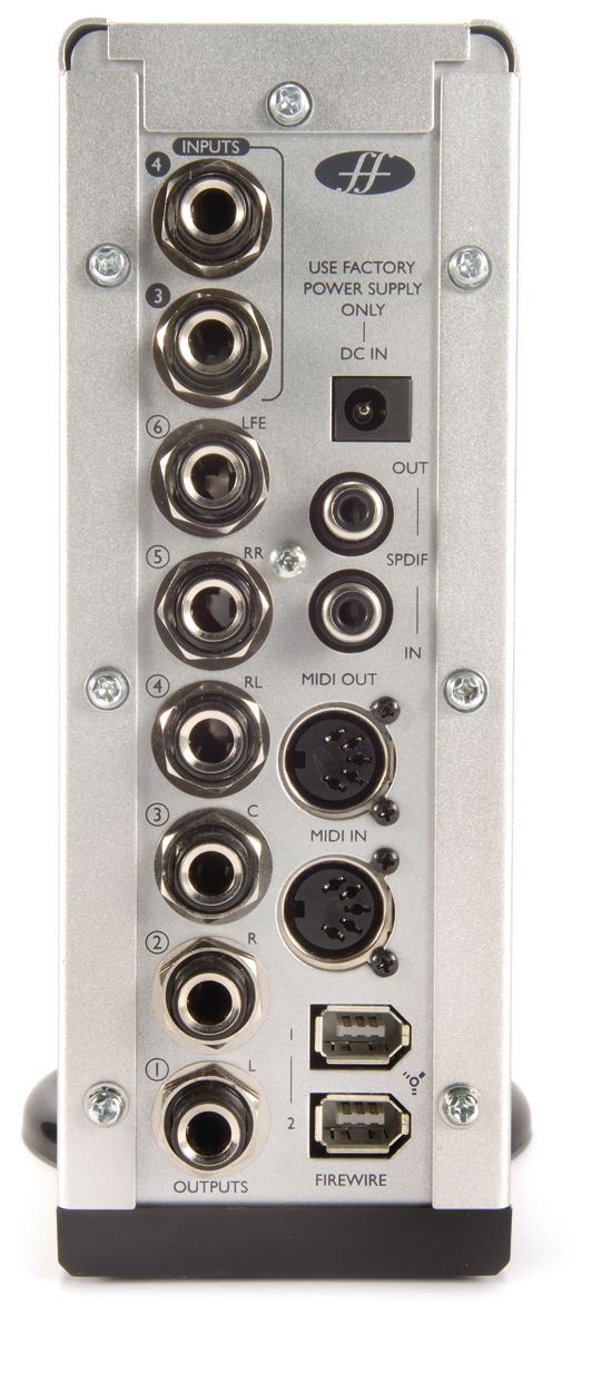 The back has many and varied connections.