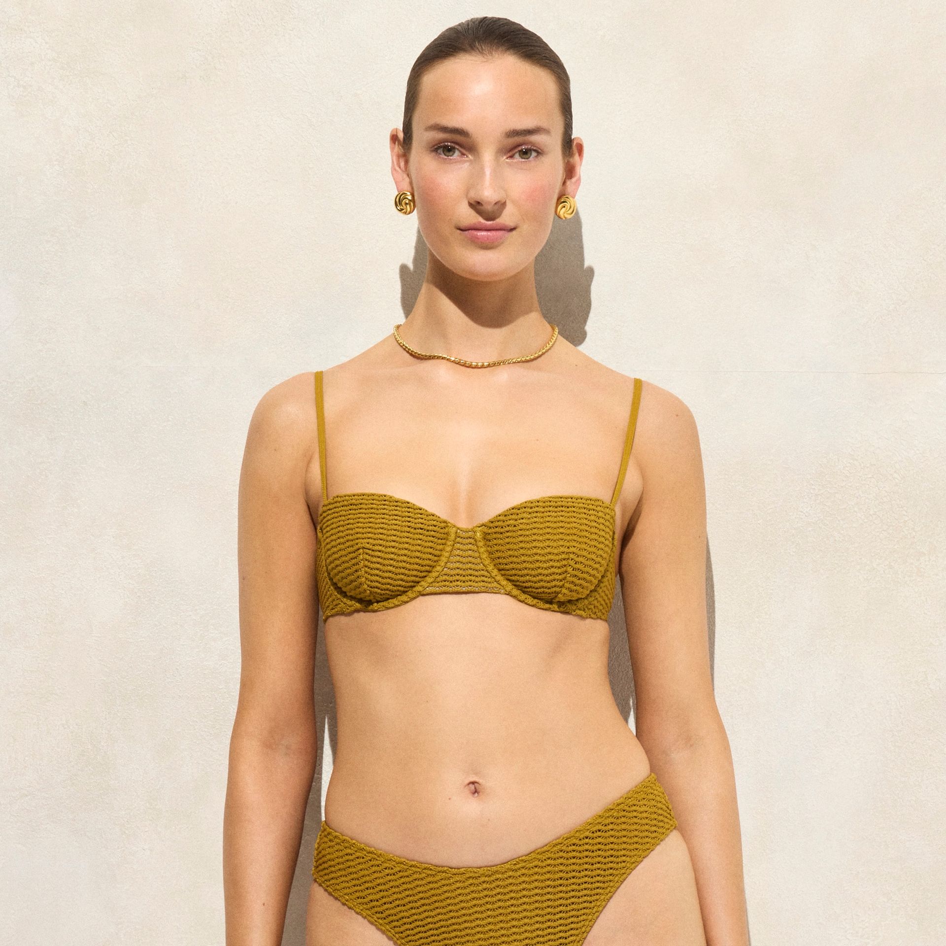 J.Crew, Crochet Balconette Underwire Bikini Top