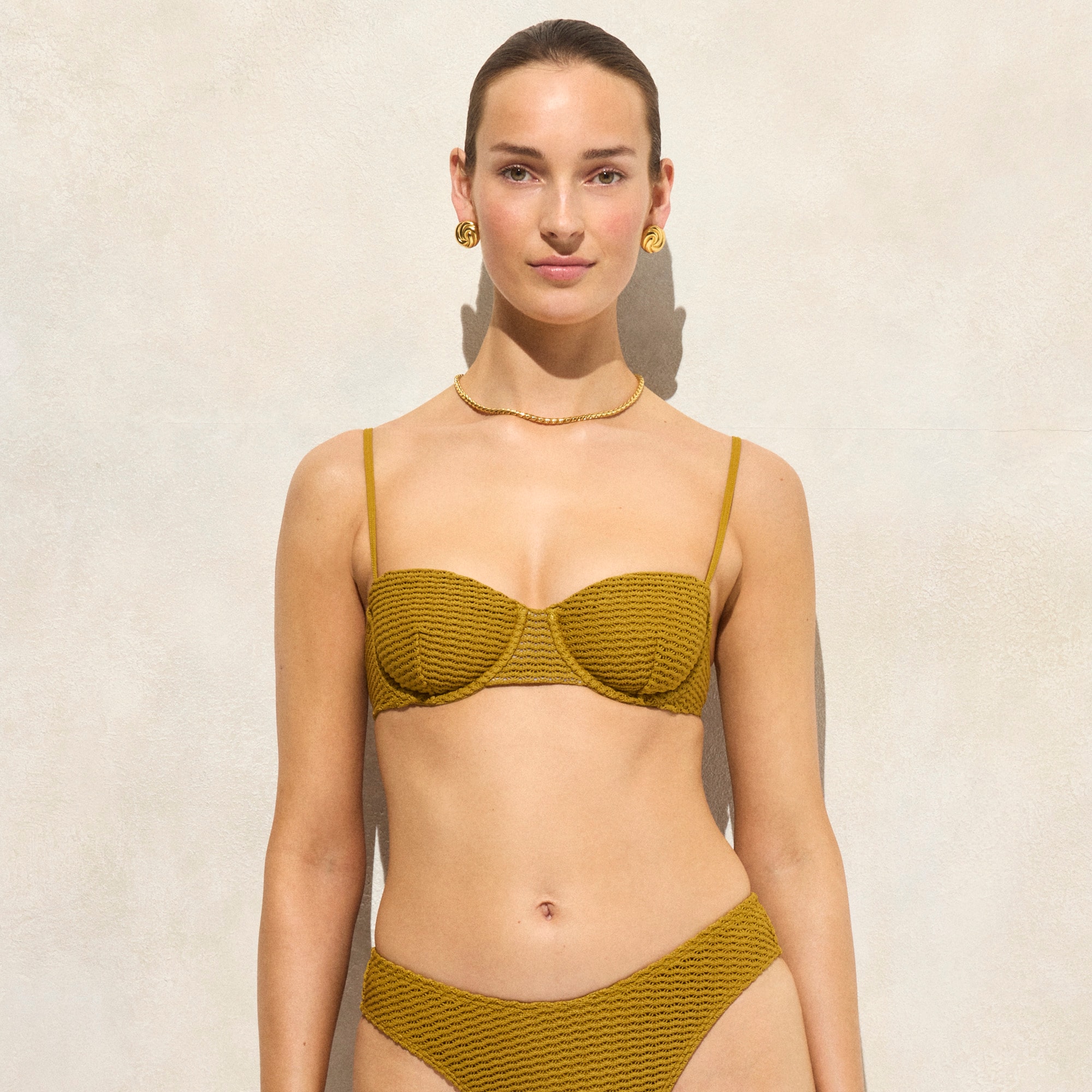 J.Crew, Crochet Balconette Underwire Bikini Top