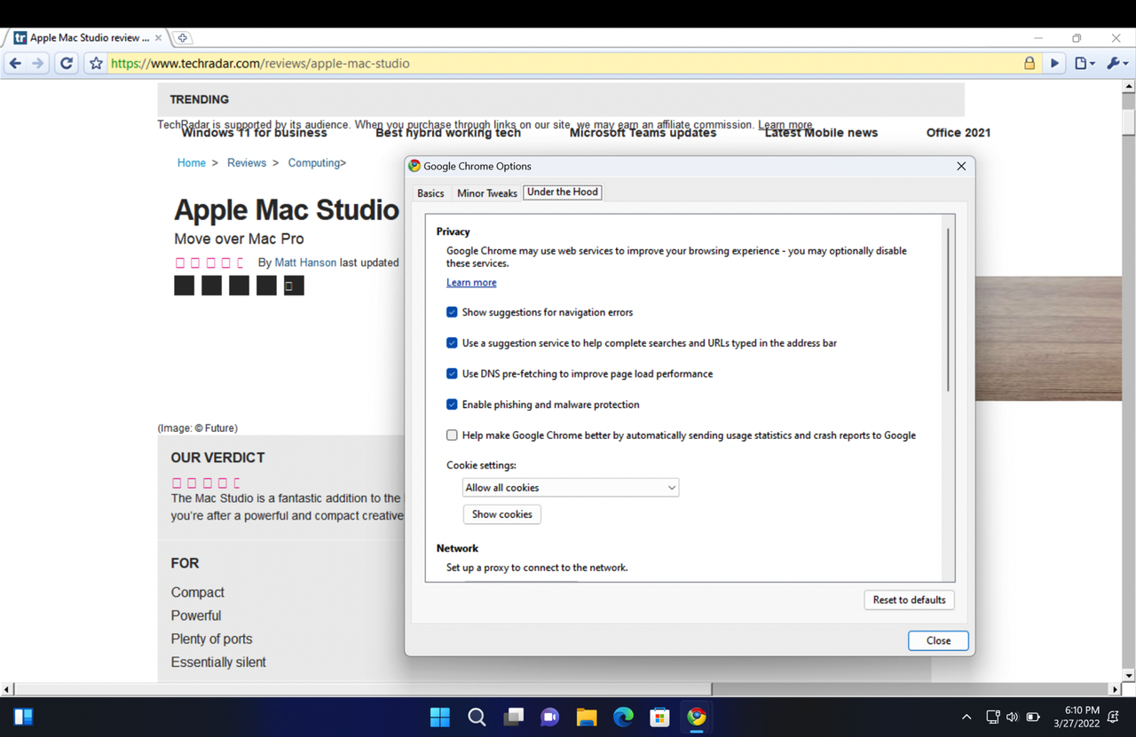 Google Chrome 1 in Windows 11