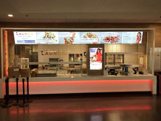 Within each concession area, multiple digital menu boards were installed. 