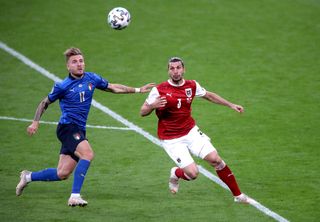 Ciro Immobile, left, has scored two goals at Euro 2020