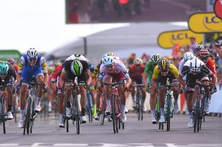 Marcel Kittel wins stage 7 of the Tour de France.