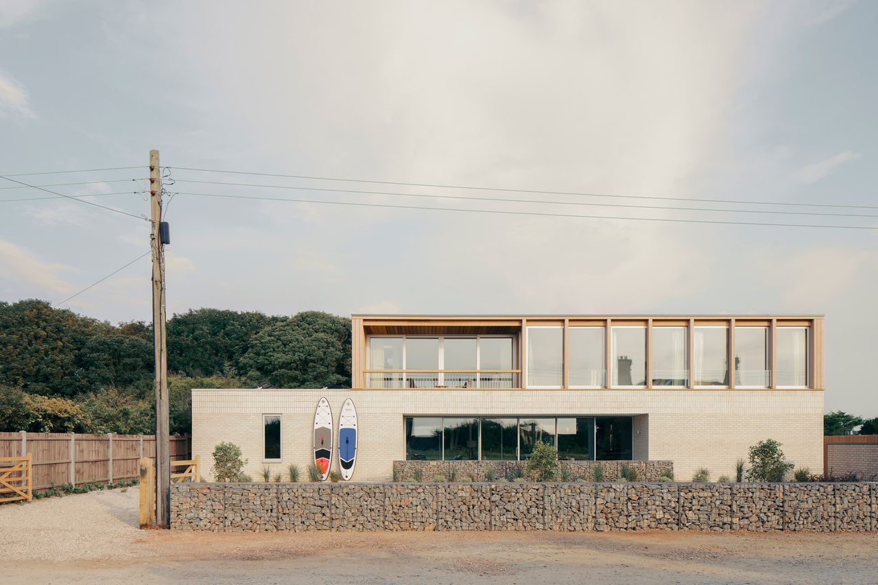 thorpeness beach house by IF_DO on a grey day