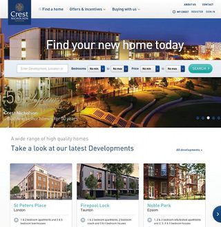 Its first major project working with the Sitecore development team was to create a new website and mobile site for Crest Nicholson, one of Britain's premier home builders.
