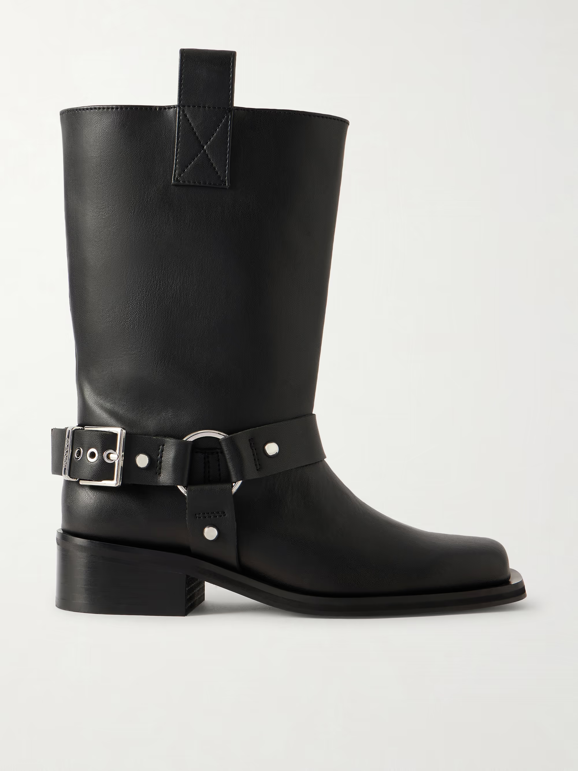 Ganni, Buckled Biker Boots