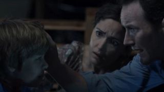 Ty Simpkins, Rose Byrne, and Patrick Wilson in Insidious