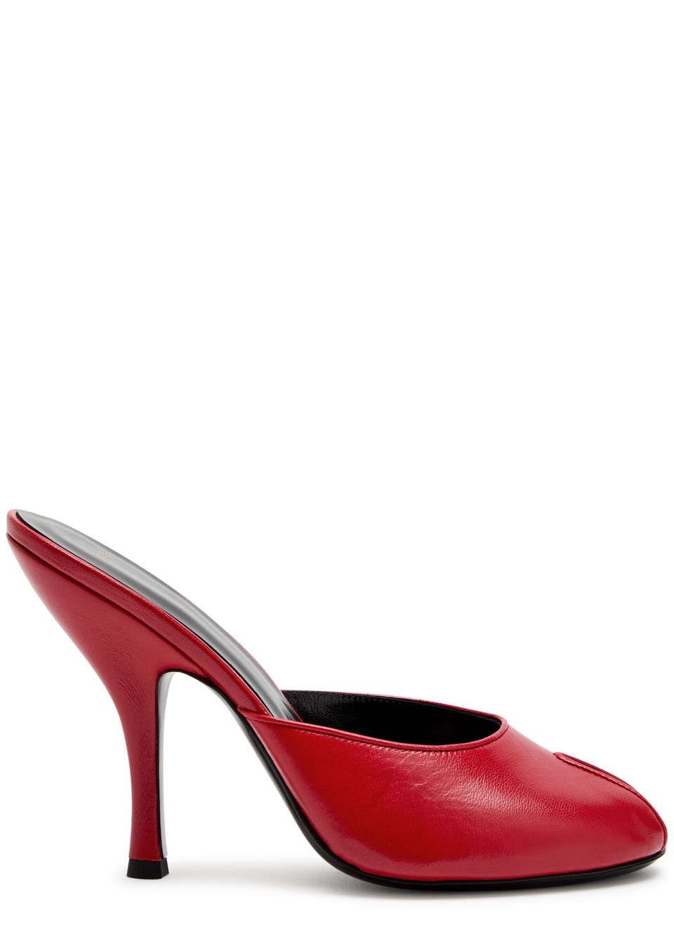 Jude Date 105 peep-toe leather mules