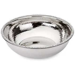 Classic Touch Stainless Steel Bowl With Stones