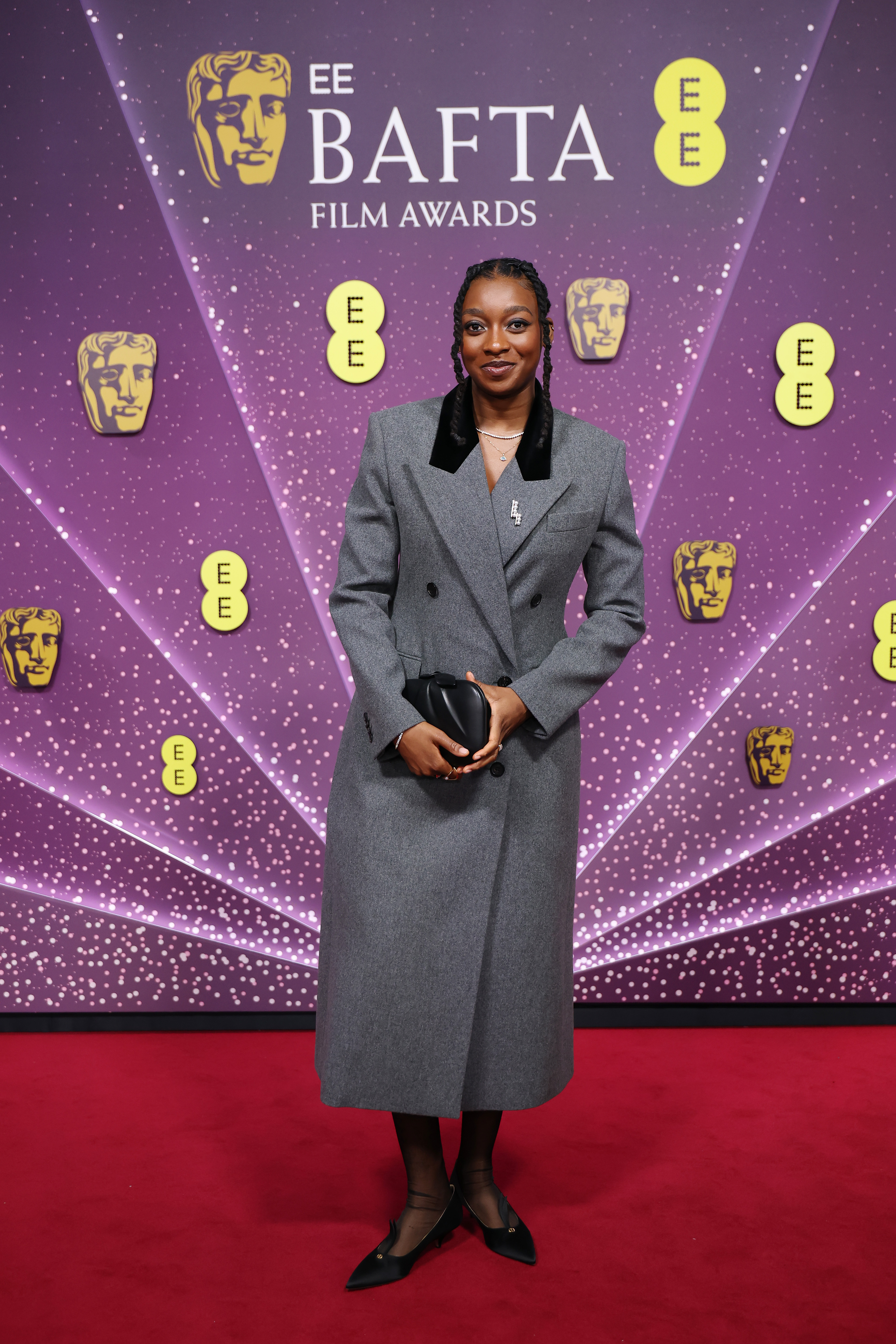 Little Simz attends the EE BAFTA Film Awards 2026 at The Royal Festival Hall on February 22, 2026 in London, England.