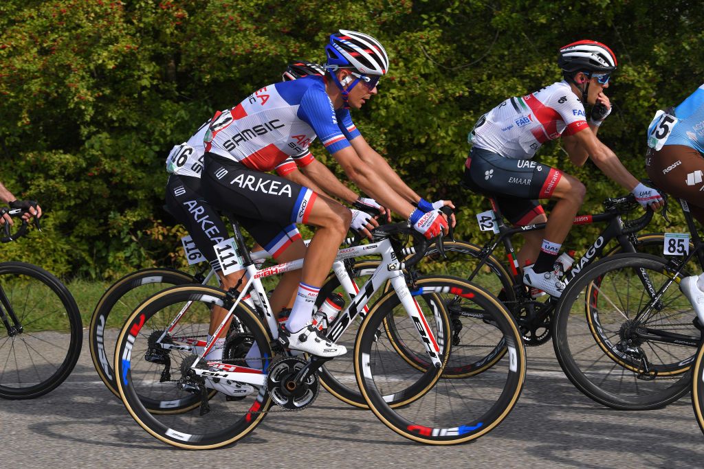 French road race champion Warren Barguil (Arkéa-Samsic) at the 2019 Giro dell&#039;Emilia