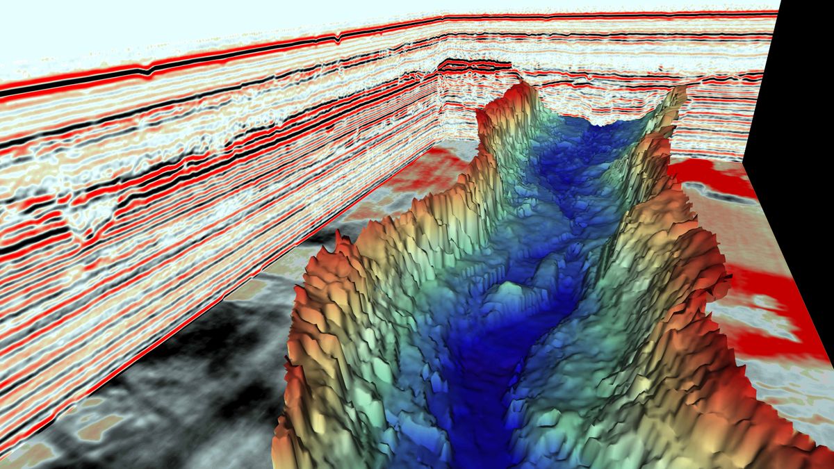 'Death throes' of ancient ice sheets carved hidden valleys below the seafloor
