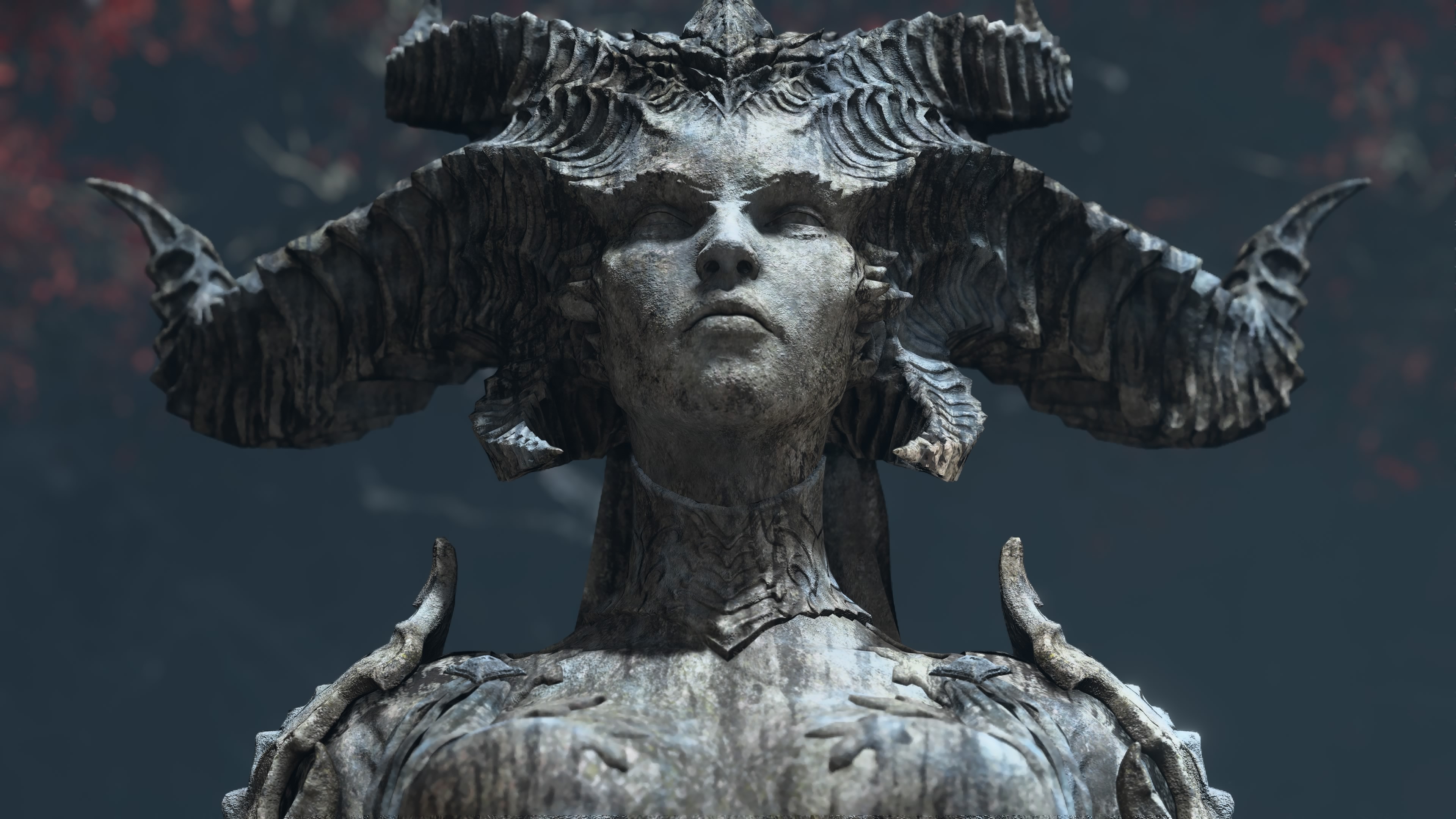 Screenshot of Lilith from Diablo 4