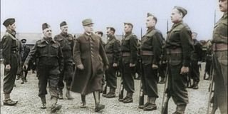 A video of soldiers lining up for their General in World War II in Apocalypse: The Second World War