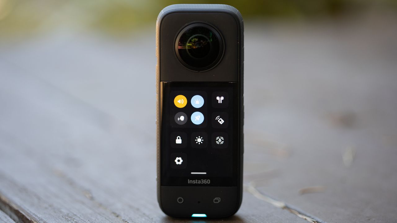 Insta360 X3 settings menu