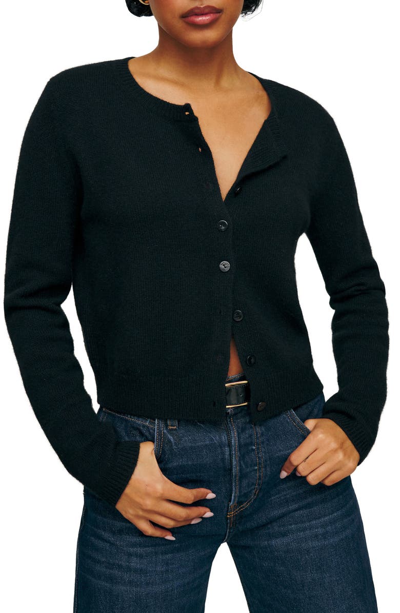 Clara Cashmere &amp;amp; Wool Crew Cardigan
