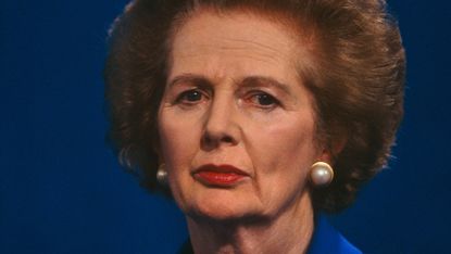 Margaret Thatcher in 1990