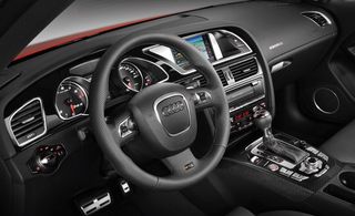 Luxurious interior of audi RS5
