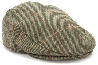 tweed hunting hat or flat cap