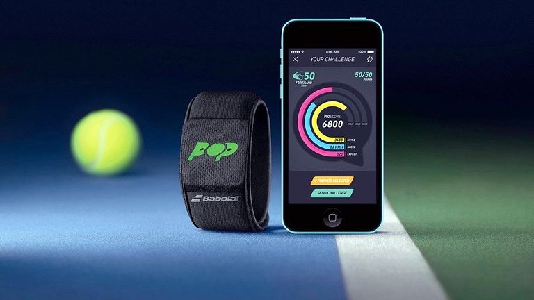 PIQ Babolat POP tennis training sensor