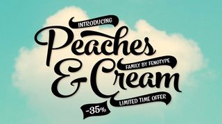 Peaches And Cream font