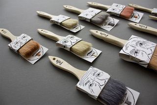 Packaging design paintbrushes