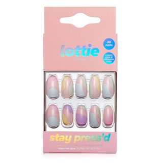Lottie London Press-On Nails in Pastel Dream