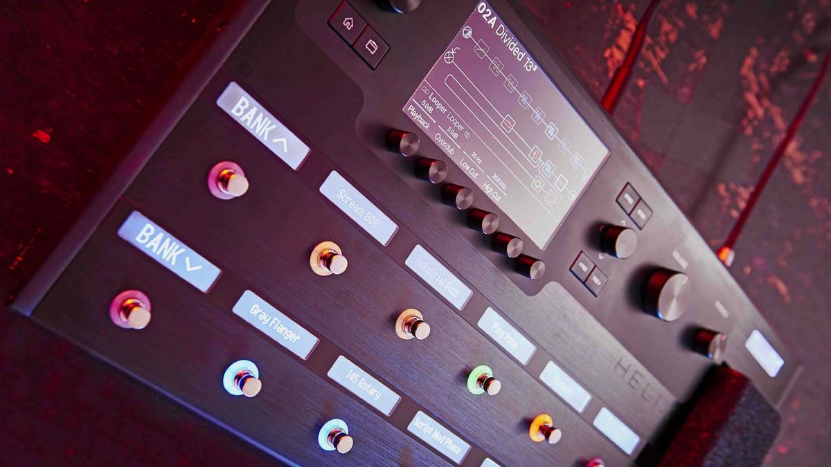 Head to head review Line 6 Helix LT vs HeadRush Pedalboard MusicRadar
