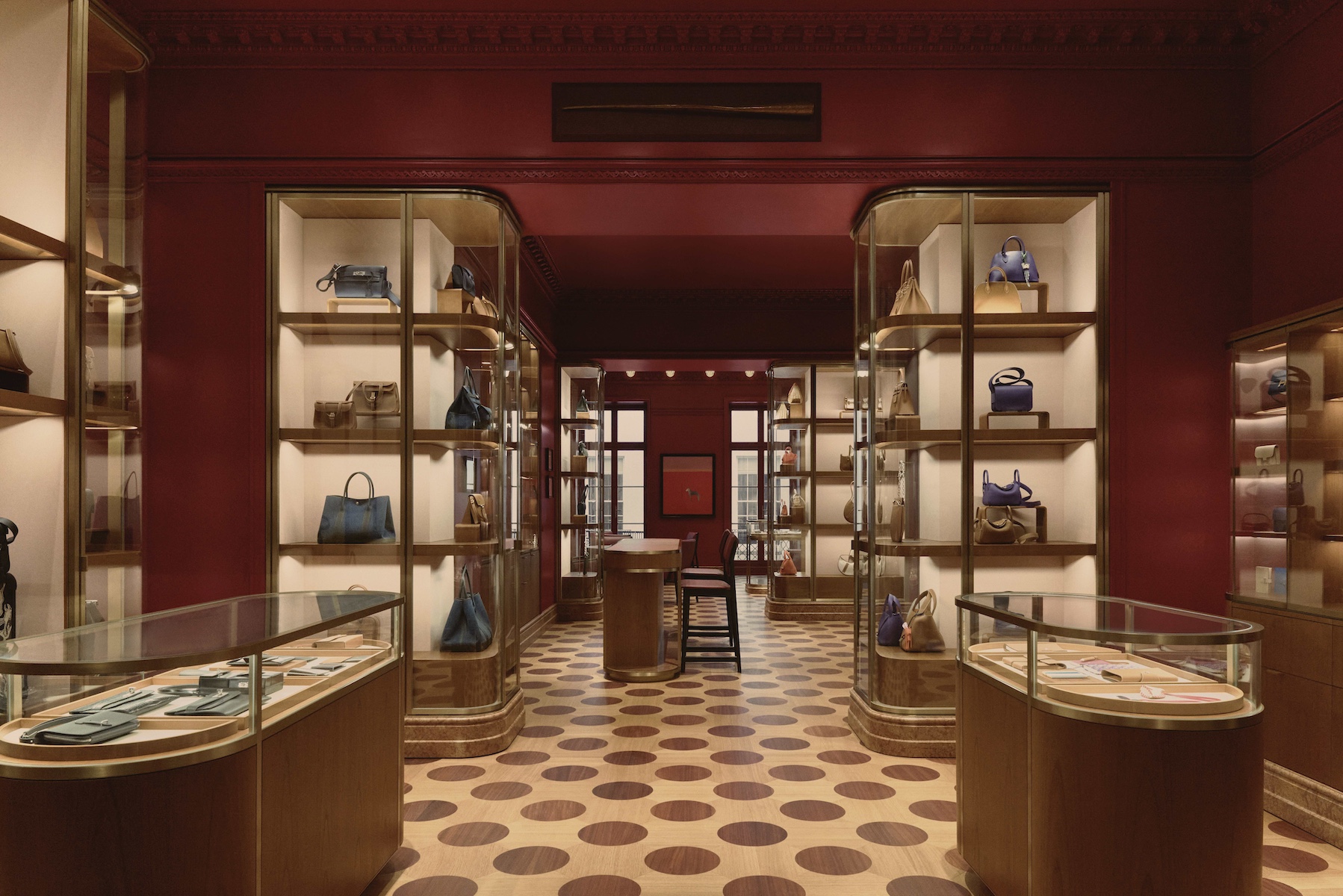 Herm&amp;egrave;s London Maison store interiors