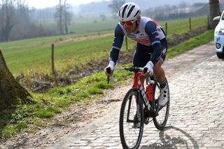 Charlie Quarterman at Omloop Het Nieuwsblad in 2021